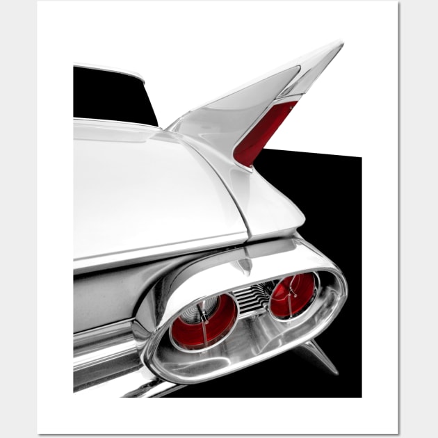 1961 Cadillac Tailfin Wall Art by mal_photography